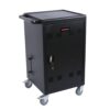 Mobile Charging Cart And Cabinet For Tablets Laptops 32-Device - Matt Black - Image 14