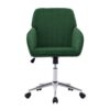 Adjustable Office Chair, Home Bedroom, Ergonomic Swivel Chair, Backrest Seat, Comfortable For Long Sitting - Green - Image 13