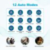Massage Chair Full Body, Shiatsu Massage Chair Recliner With Airbag Massage, LCD Touch Screen, Lower Back And Calf Heating, Customizable Features And Zero Gravity Modes - Black - Image 6