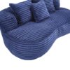 Bean Bag Sofa Lazy Sofa Durable Comfort Lounger High Back Chair For Adults And Kids, Indoor & Outdoor - Navy - Image 25