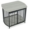 Furniture Style Dog Crate For Small And Medium Dogs, Wooden Cage Indoor Kennel Furniture, Modern Dog Crate End Table With Double Doors - Gray - Image 10