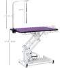 Hydraulic Pet Grooming Table - Purple - Image 2