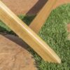 Blissique - Outdoor Foldable Wood Dining Table With Slat Design - Natural - Image 9