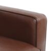 Contemporary Club Chair With Button Tufting And Birch Wood Legs - Dark Brown - Image 10