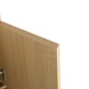 Modern 60" Bathroom Vanity Combo With Single Resin Sink And Storage Cabinet - Oak - Image 19