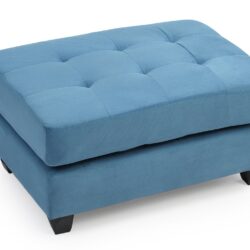 Stylish Aqua Ottoman For Any Room - Aqua Blue