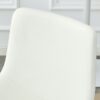 (Set of 2) Modern Minimalist Style Material Bar Stools, Suitable For Kitchen, Bar And Modern Home Design - White - Image 14