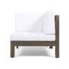 Oana - 2 Piece Loveseat Set With Cushions - White - Image 5