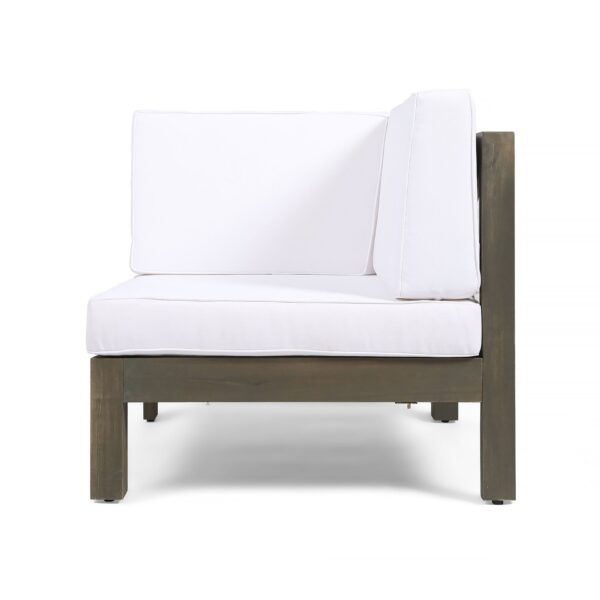 Oana - Right Arm Chair - White
