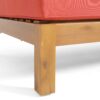 Brava - X Back Right Corner Bench - Red - Image 8