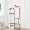 Cat Climbing Frame, Cat Tree, Modern Cat Tower, Multi-Level Cat Condo With 1 Caves, 2 Scratching Posts, Perch, For Indoor Cats - White / Vintage - Image 9
