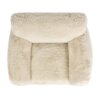 Summit - Faux Sheepskin Overstuffed Arm Chair - Cream Beige - Image 4