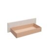 Queen Size Upholstered Platform Bed With 2 Drawers And 1 Twin Long Trundle - Dark Beige - Image 20
