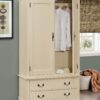Elegant Traditional Armoire - Beige - Image 2