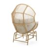 Palos - Outdoor Wicker Glider Chair - Light Brown - Image 6