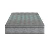 Comfort Care - 14" Queen Size Euro Top Hybrid Mattress, Plush Comfort, Cooling Tech - Gray / Blue - Image 3