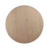 Caspian - 5 Piece Round Dining Table Set With Chairs - Oak - Image 3