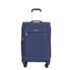 5 Piece Set (18/23/27/Travelbag /Toiletry Bag), Softshell Suitcase Spinner Wheels Terylene Polyester Luggage Sets Carry On Suitcase Luggage Lightweight Durable Suitcase - Blue - Image 6