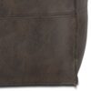 Sheffield - Square Pouf - Distressed Dark Brown - Image 4