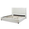 Manhattan - Shelter King Platform Bed Frame - Antique White - Image 3