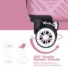 2 Piece Luggage Sets Lightweight Suitcase, Spinner Wheels, (20/14) - Pink - Image 7