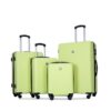 Luggage 4 Piece Lightweight Suitcase With Rotating Wheels, 24" And 28" With Tsa Lock, (16/20/24/28) - Fluorescent Green - Image 13