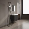 Minimalist 36" Freestanding Bathroom Vanity With Resin Sink And Storage Cabinet - Dark Oak - Image 5