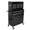 High Capacity Rolling Tool Chest With Wheels And Drawers, 8 Drawer Tool Storage Cabinet - Black - Image 5