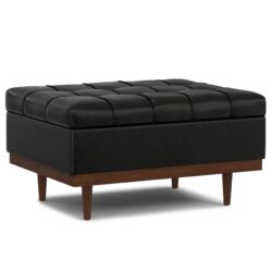 Mariah - Coffee Table Storage Ottoman - Black