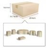 Marble Bathroom Accessories Set, Natural Stone - Beige / Gold / Beige / Yellow - Image 8
