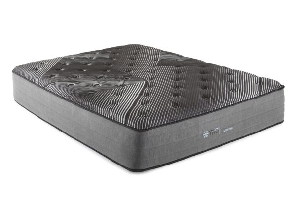 Pure Ice - 14" Full Plush Quilted Mattress - Black