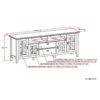 Artisan - TV Media Stand - Hickory Brown - Image 8