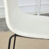 (Set of 2) Modern Minimalist Style Material Bar Stools, Suitable For Kitchen, Bar And Modern Home Design - White - Image 12