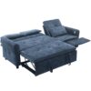 2 In 1 Sofa, 3 Seater Sofa With Sofa Bed And Reversible Recliner - Blue - Image 17