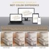 Queen Pull Out Sofa Bed, 3 In 1 Convertible Sleeper Sofa Multifunctional Velvet Loveseat Bed - Beige - Image 14