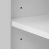 Modern Minimalist TV Stand For TVs Up To 75", Entertainment Center Media Console Cabinet With 2 Spacious Cabinets For Living Room - White - Image 14