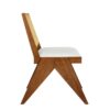 Modern 6 Piece Extendable Dining Table Set With 4 Wicker Back Upholstered Dining Chairs And Long Bench, 2 Removable Leaf - Walnut - Image 22