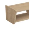 Modern Wall-Mounted Floating TV Stand - Coastal Oak - Image 3