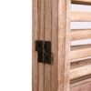 Panel Solid Wood Folding Room Divider - Natural - Image 15