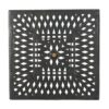 Enchantia - Outdoor Square Dining Table With Weave Tabletop And Flared Legs - Copper - Image 7