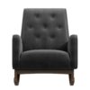 Demetrius - Rocking Chair - Dark Gray / Wood - Image 12