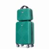 2 Piece Luggage Sets Lightweight Suitcase, Spinner Wheels, (20/14) - Dark Green - Image 5