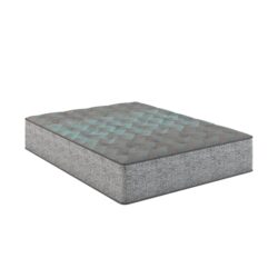 Comfort Care - 13" King Size Hybrid Mattress, Firm Support, Cooling Technology - Gray / Blue