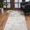 Elegance - 2'7" X 7'3" Area Rug - Ivory, Polyester - Image 5
