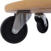 Furniture Moving Dolly, Heavy Duty Wood Rolling Mover With Wheels For Piano Couch Fridge Heavy Items, Securely Holds 500 Lbs (2 Piece Round Platform) - Natural - Image 9