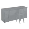 Full Size Murphy Bed With Drawers, Cabinets, And USB Ports - Gray - Image 10