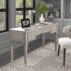Dauphin - 3 Drawer Executive Desk - Gray Cashmere - Image 8