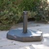 Umbrella Base With Hexagonal Shape - Black - Image 2