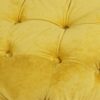Modern Velvet Upholstered Ottoman, Exquisite Small End Table, Soft Foot Stool, Dressing Makeup Chair, Comfortable Seat For Living Room, Bedroom, Entrance - Yellow - Image 13