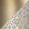 Ashland - Contemporary Floor Lamp With Laser Cut - Gold / Off White - Image 4